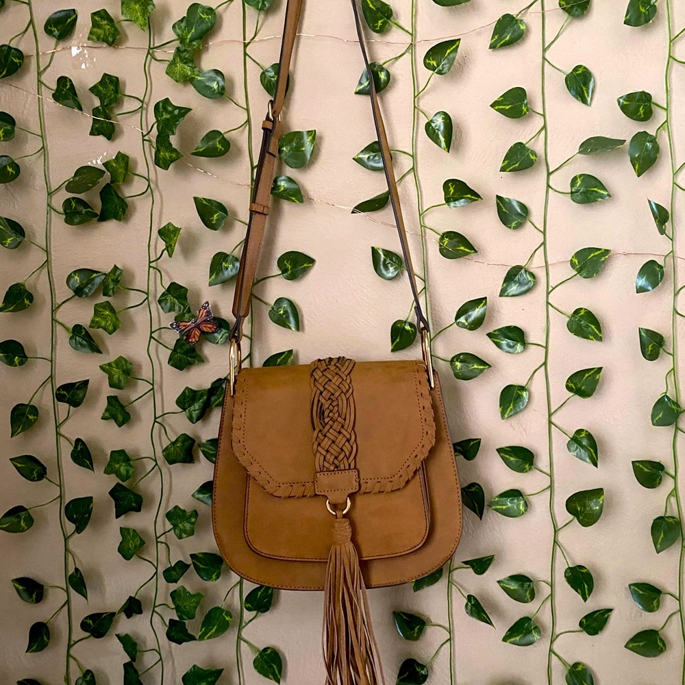 Brown crossbody bag
